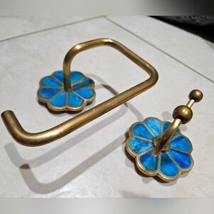 Toilet Paper Holder & Towel Hook